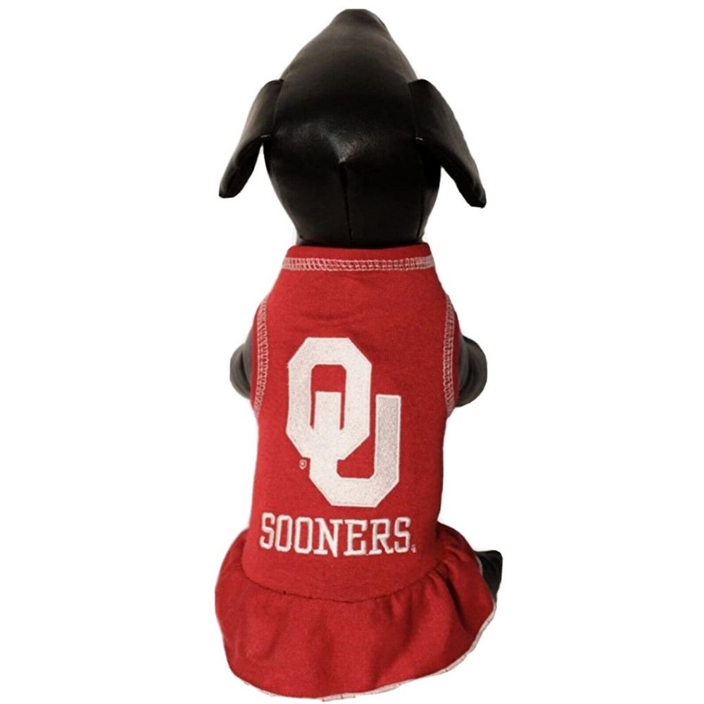 NCAA Oklahoma Sooners Cheerleader Dog Dress Crimson Medium